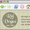 Web design sample: RajVogue.com